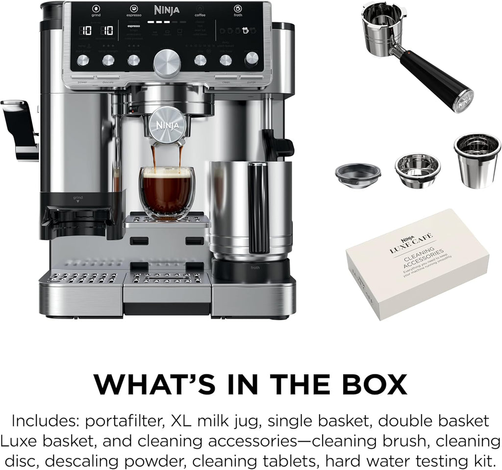 Ninja Luxe Café Pro Series, Espresso Machine, Drip Coffee, Cold Brew wourant