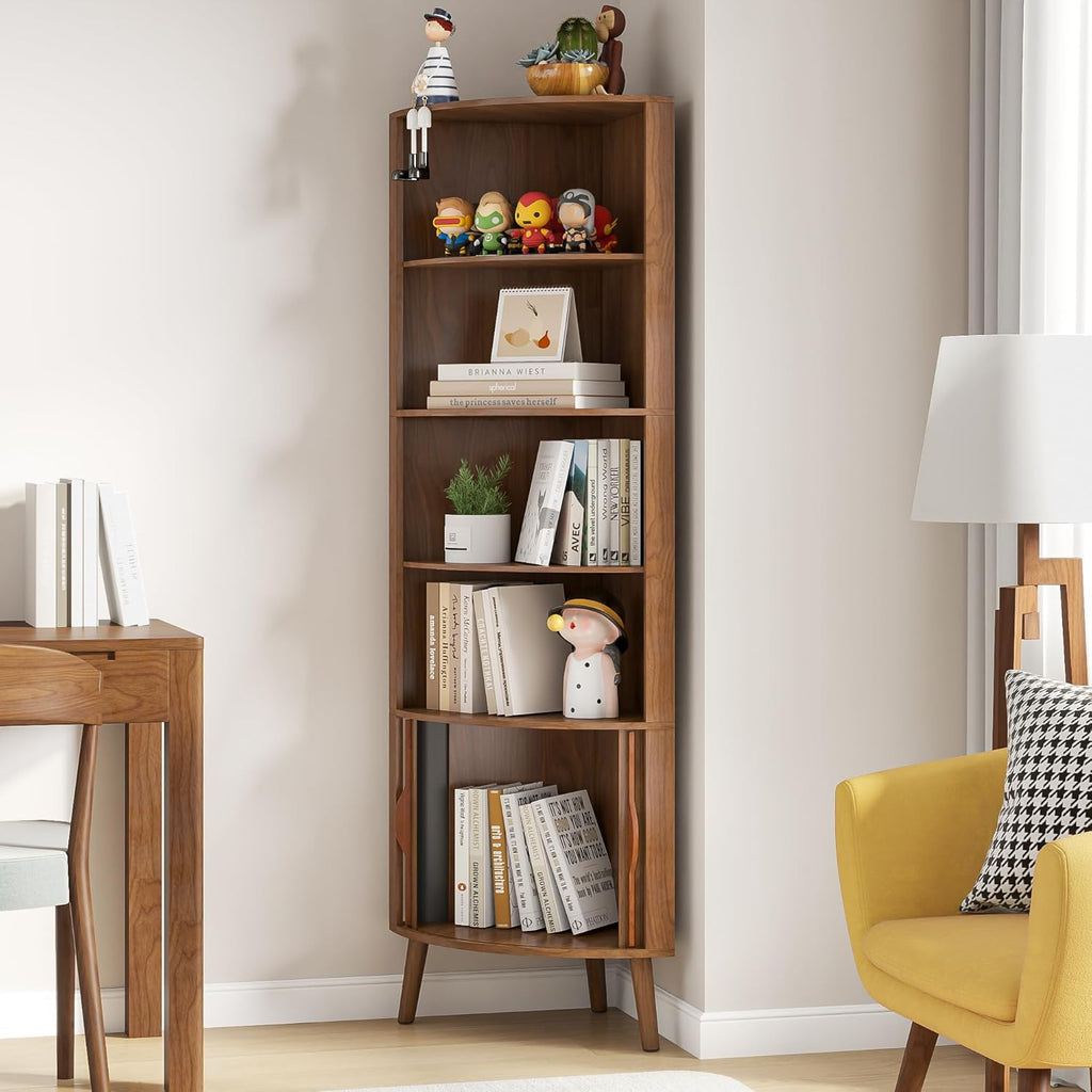 Corner Cabinet, 66.73'' Tall Modern Corner Bathroom Storage Cabinet wourant