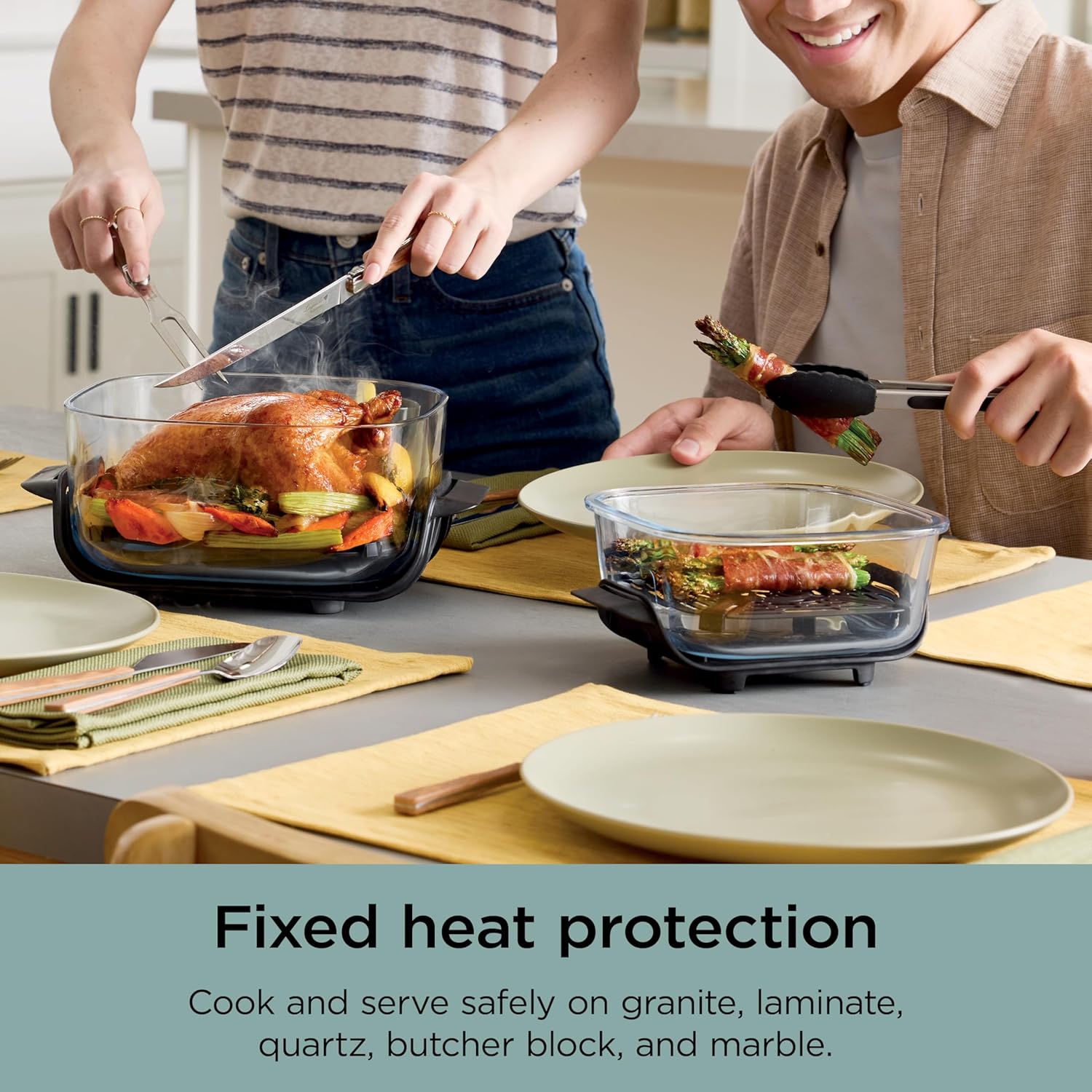 Ninja Crispi 4-in-1 Portable Glass Air Fryer Cooking System wourant