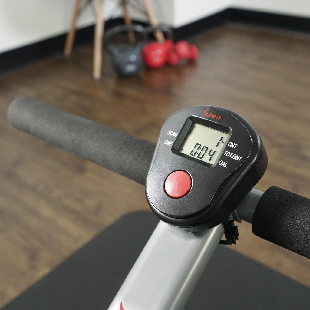 Sunny Health & Fitness Compact Adjustable Rowing Machine with 12 Levels of Resistance for Complete Body Workouts and Optional Free SunnyFit App Enhanced Connectivity wourant
