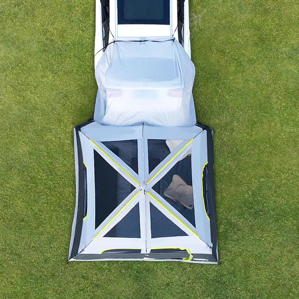 SUV Tent for Camping, 6-Person SUV Tailgate Tent - Easy Set Up with Rainfly, 10'x9'x78in(H) wourant