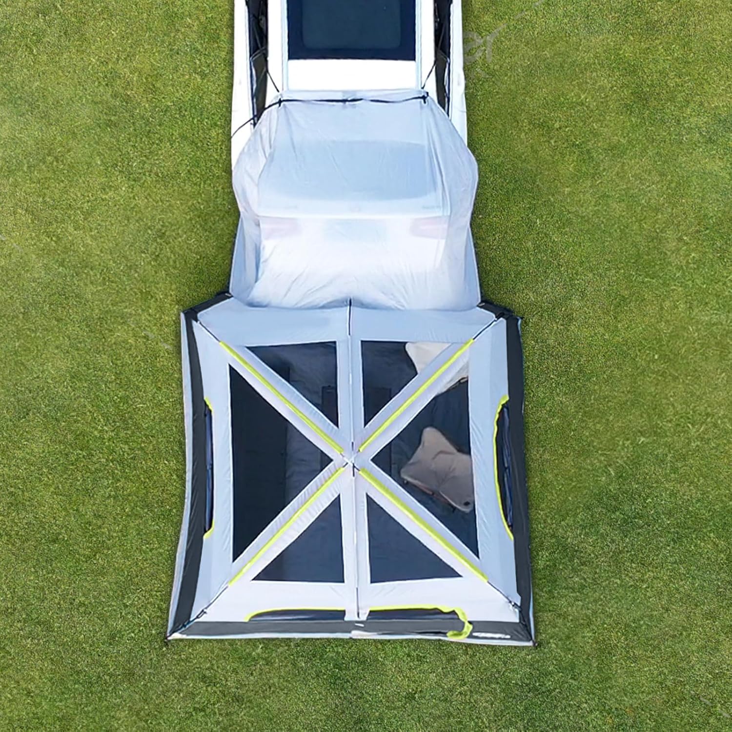 SUV Tent for Camping, 6-Person SUV Tailgate Tent - Easy Set Up with Rainfly, 10'x9'x78in(H) wourant