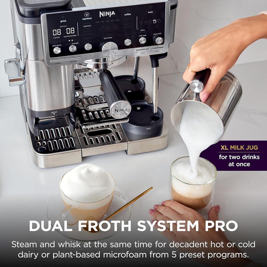 Ninja Luxe Café Pro Series, Espresso Machine, Drip Coffee, Cold Brew wourant