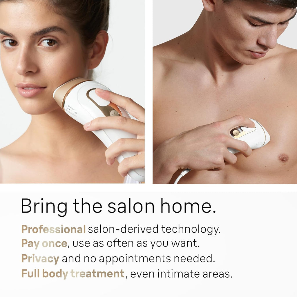 Braun IPL at Home Laser Hair Removal for Women and Men, Silk Expert Pro 5 PL5137 with Venus Swirl Razor, Long-Lasting Reduction in Hair Regrowth for Body & Face, Corded, PL5137 wourant
