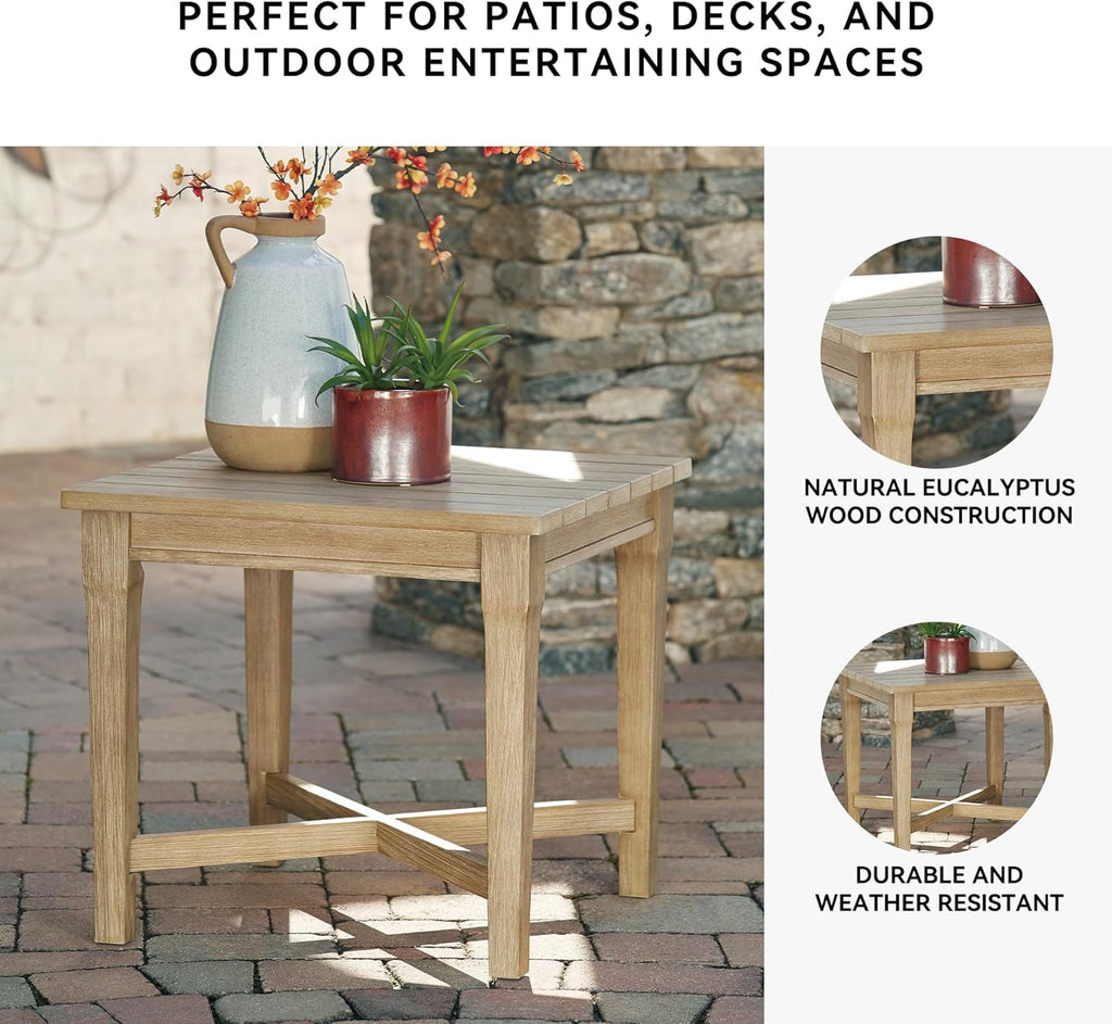 Coastal view outdoor terrace eucalyptus sofa wourant
