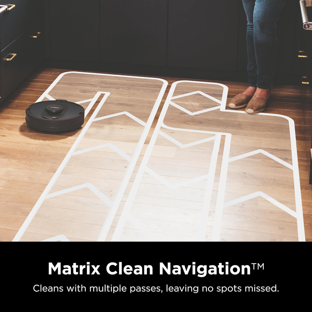 Robotic vacuum cleaner Voice Control Robot Vacuum with Matrix Clean Navigation, Home Mapping, 60-Day Capacity, XL Self-Empty Base for Homes with Pets, Carpet & Hard Floors wourant