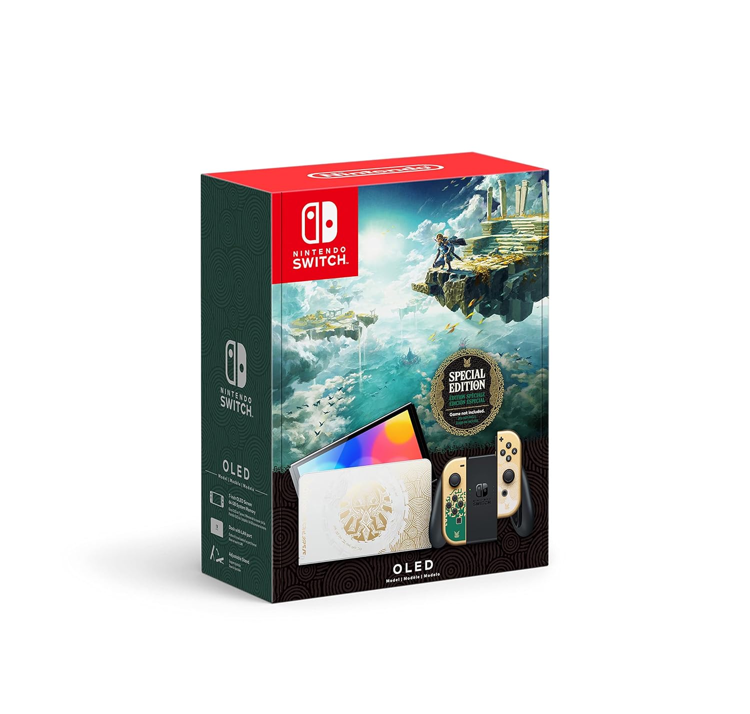 Nintendo Switch OLED Model w/ White Joy-Con (Renewed)