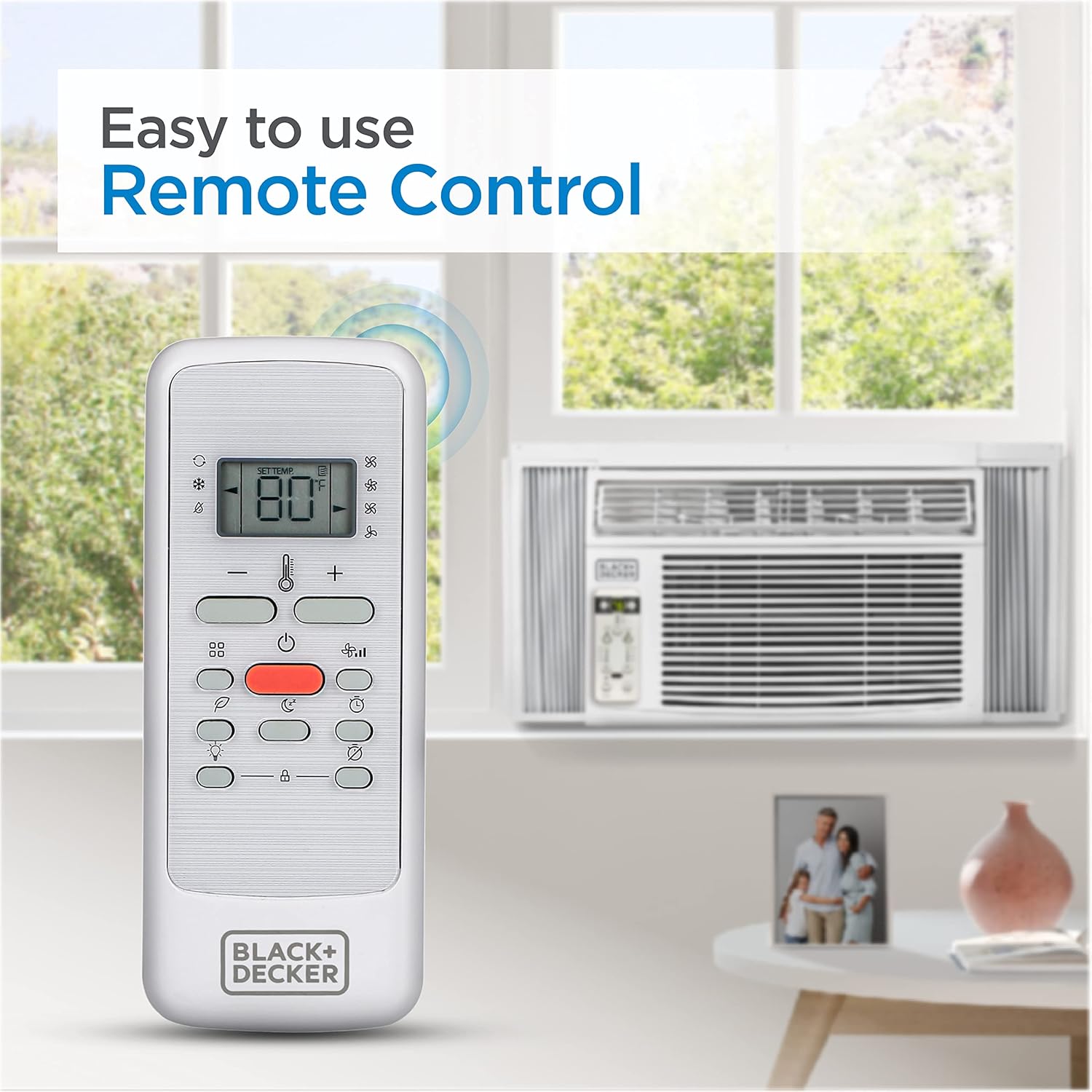 BLACK+DECKER Window Air Conditioner 5000 BTU, Cools Up to 150 Square Feet, AC Unit with Mechanical Controls, Manual Fan Only and Cool Settings, BD05MWT6, White wourant