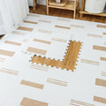 Baby Play Mats for Floor - Sol (6x6ft) - Premium EVA Foam Play Mat for Babies & Toddlers - Perfect for Tummy Time, Crawling, Playroom - Stylish & Comfortable Kids Play Mat wourant
