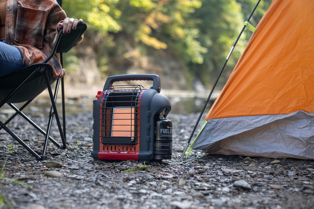 Portable Propane Radiant Heater, 4,000-9,000 BTU, for campers, workshops, patios, and more wourant