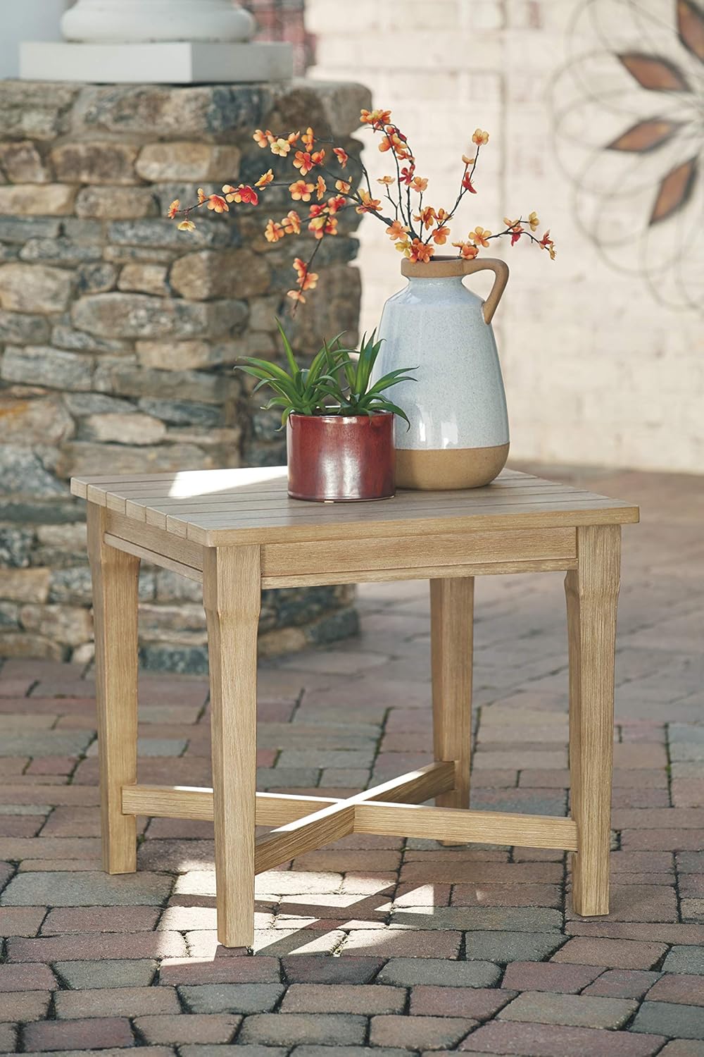 Coastal view outdoor terrace eucalyptus sofa wourant