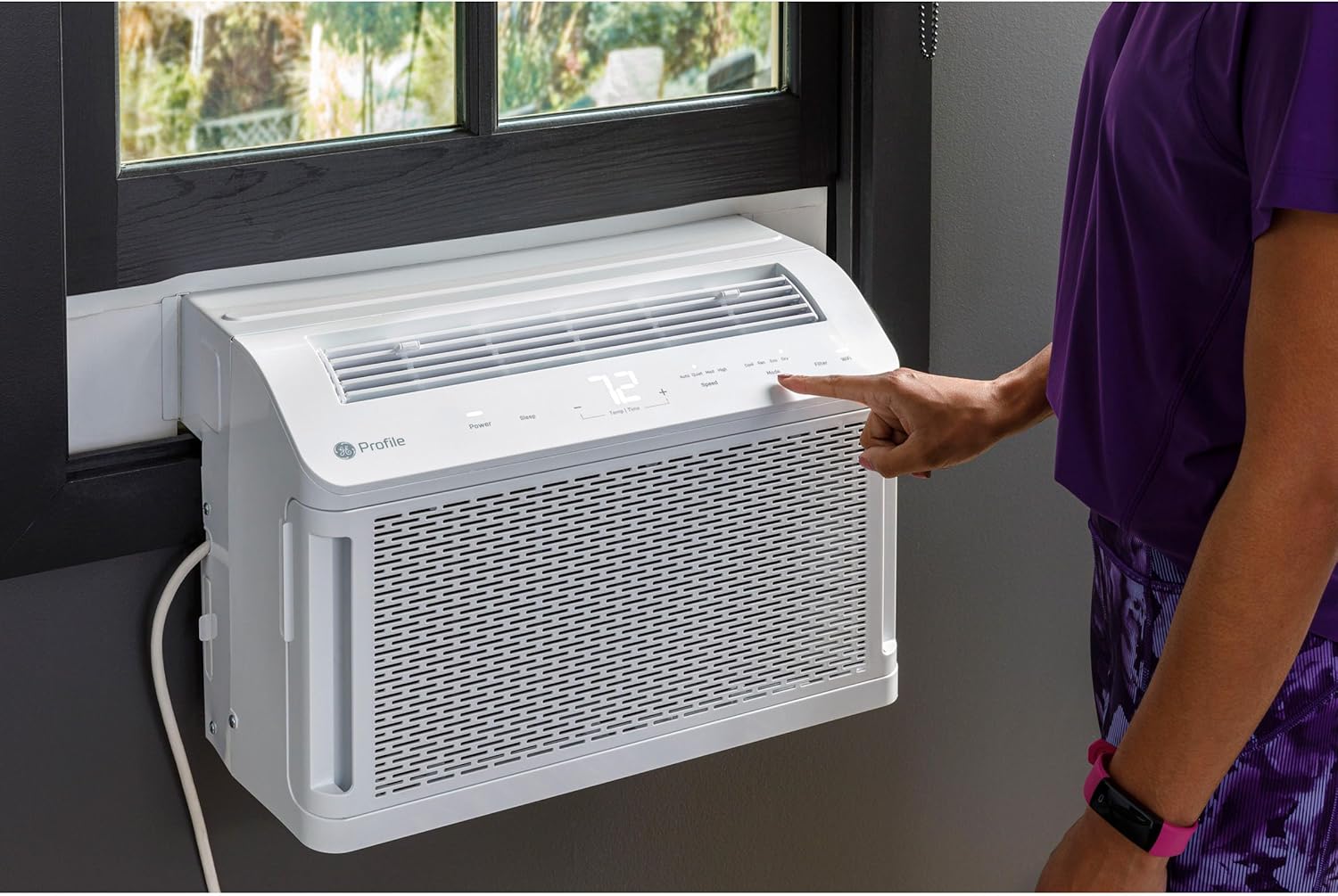 PHNT10CC Clearview Air Conditioner 10,300, Inverter Technology, Ultra Quiet, Medium Rooms up to 450 Sq. FT, Full Window View with Easy Installation, Energy-Efficient Cooling, 10300 BTU, White wourant