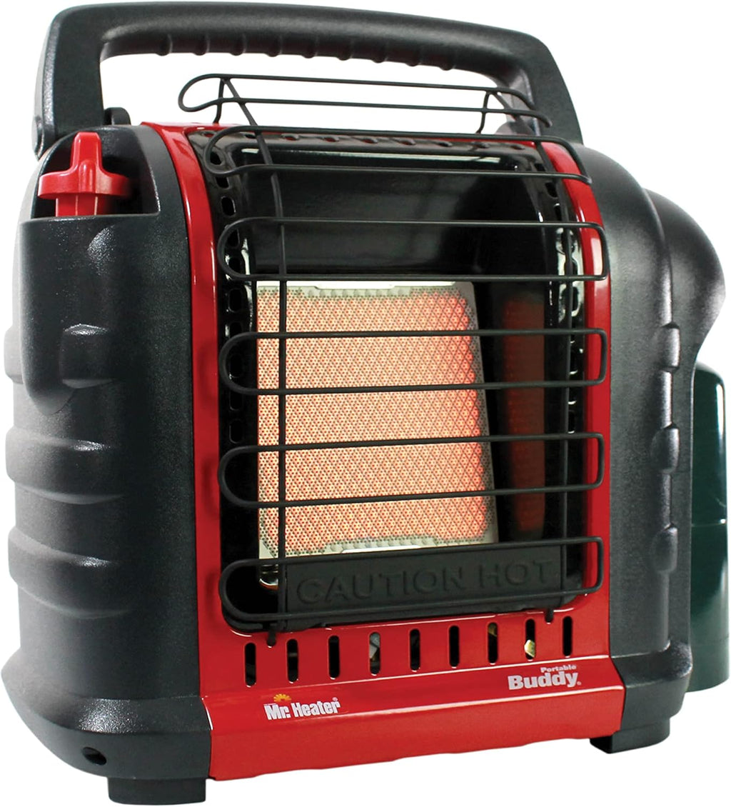 Portable Propane Radiant Heater, 4,000-9,000 BTU, for campers, workshops, patios, and more wourant