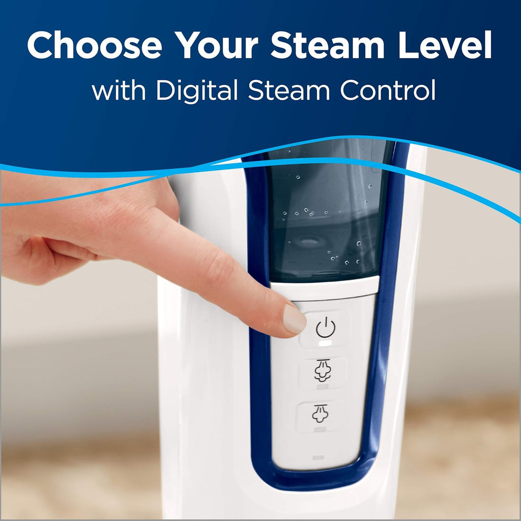 Steam Mop, Steamer, Tile, Hard Wood Floor Cleaner, 1806, Sapphire Powerfresh Deluxe wourant