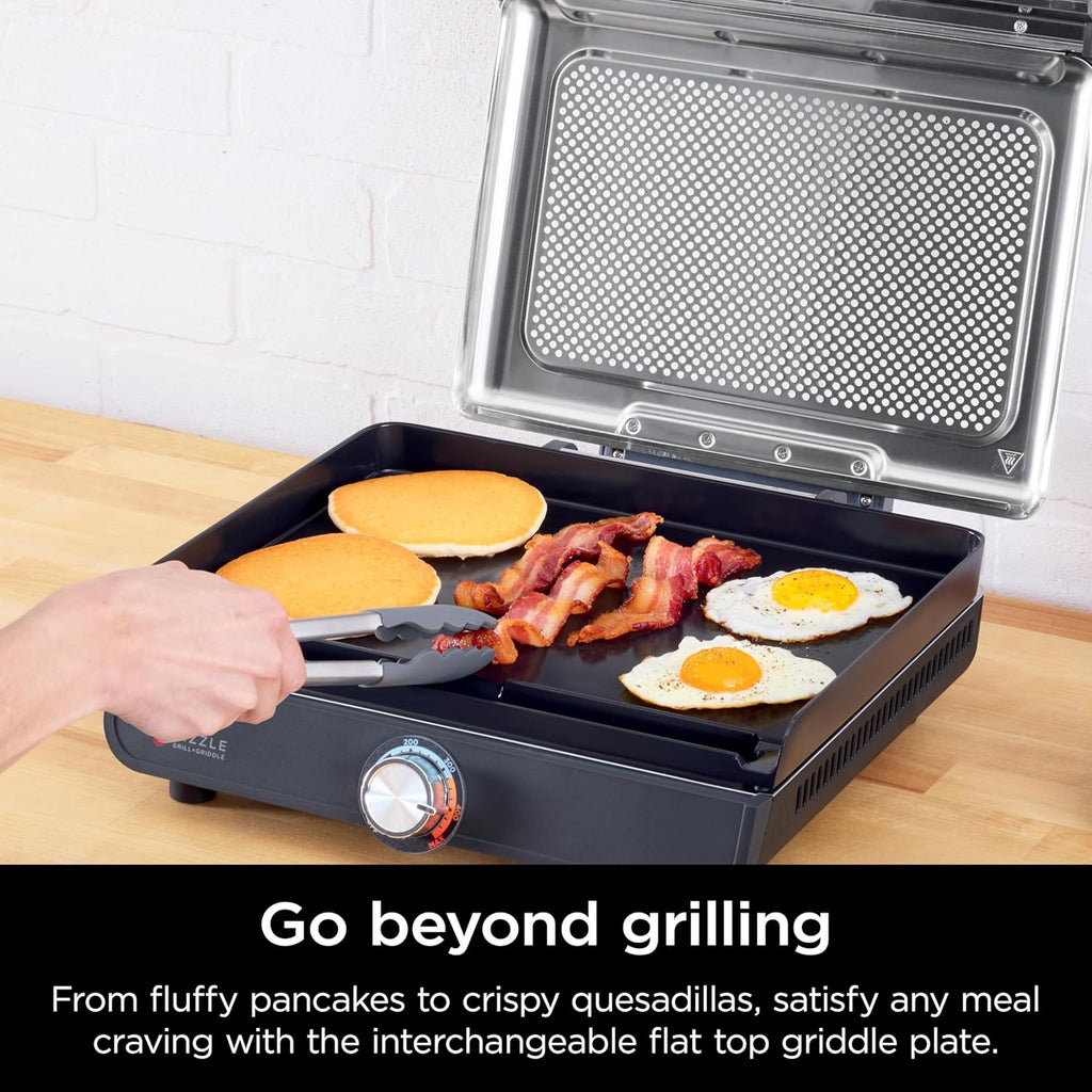 Griddle and Indoor Grill 14’ Electric Grill For Steak Burgers Salmon Veggies Pancake Griddle wourant