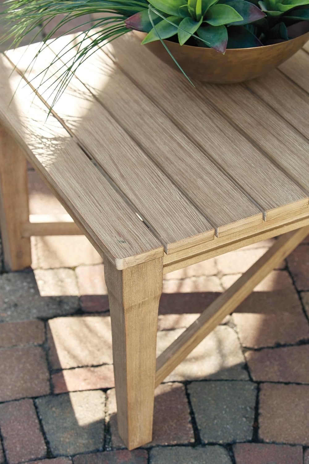 Coastal view outdoor terrace eucalyptus sofa wourant