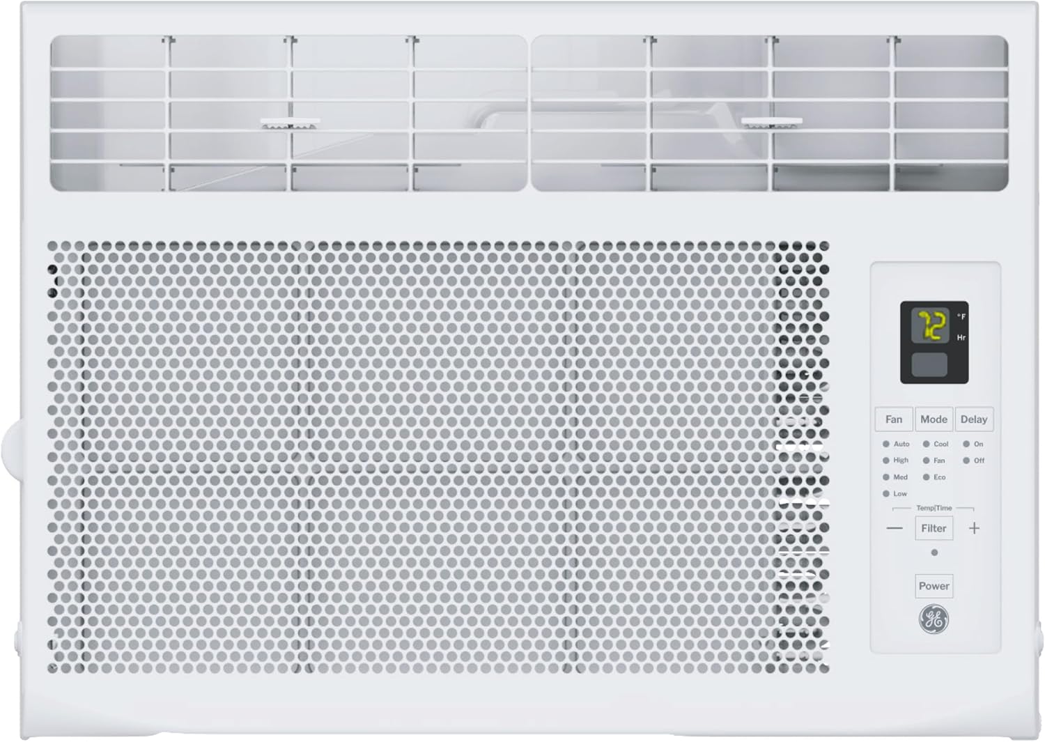 GE Window Air Conditioner Unit, 6,000 BTU for Small Rooms up to 250 sq ft. with Adjustable Fan and Cooling Settings, Perfect for Small Bedroom or Living Room, Easy Install Kit Included, White wourant