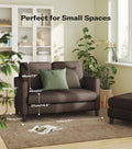 Loveseat Sofa 51" Love Seat Comfy Corduroy Small Loveseat Small Spaces Tool-Free Setup Couch wourant