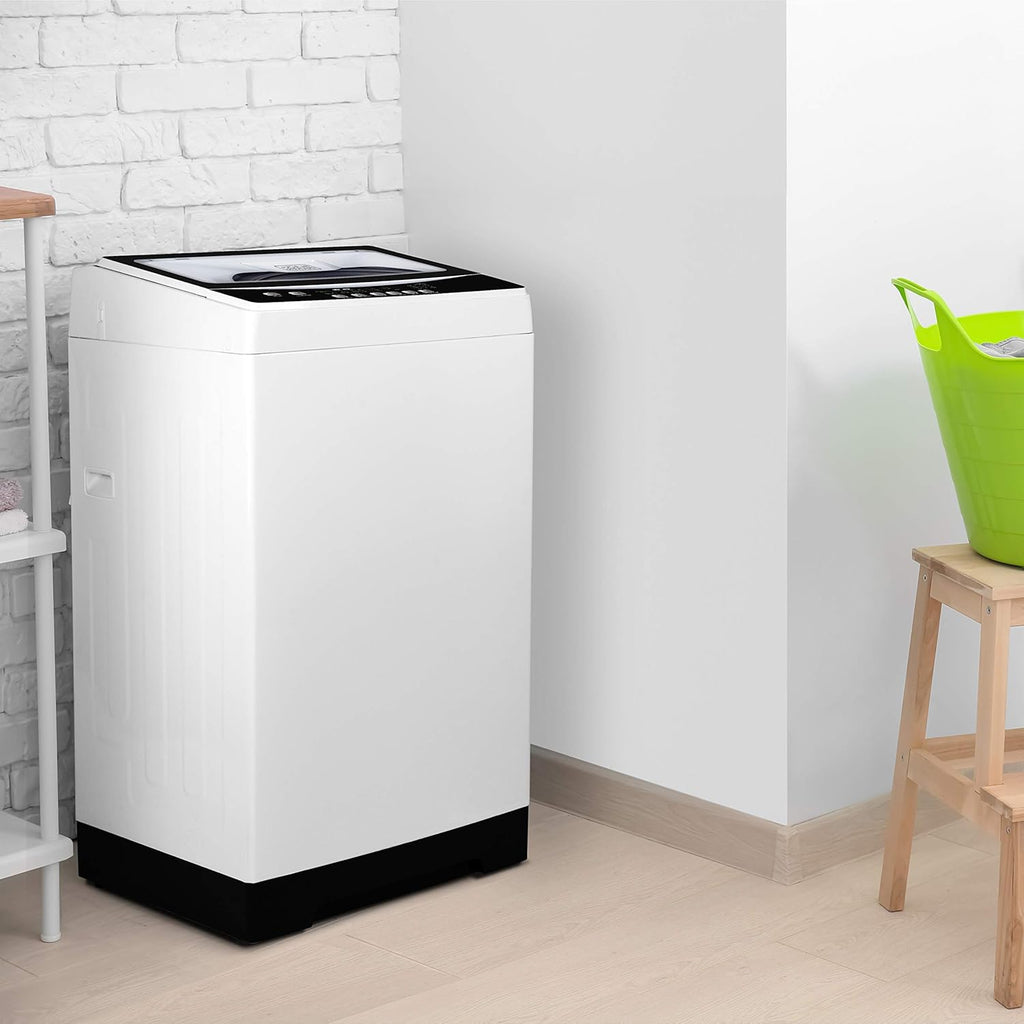 Portable Washer 6.6 lb. Capacity Washing Machine for Homes & Apartments 5 Wash Cycles Quick Connect Sink Adapter and Drain Hose Included Transparent Lid wourant