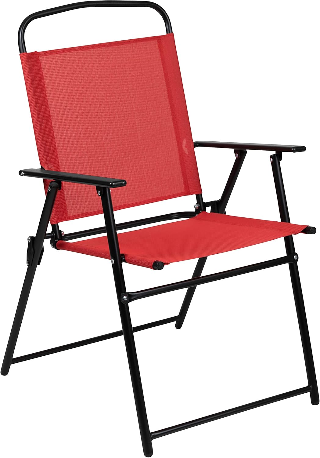 EMMA + OLIVER 6 Piece Brown Patio Garden Set with Umbrella Table and Set of 4 Folding Chairs wourant