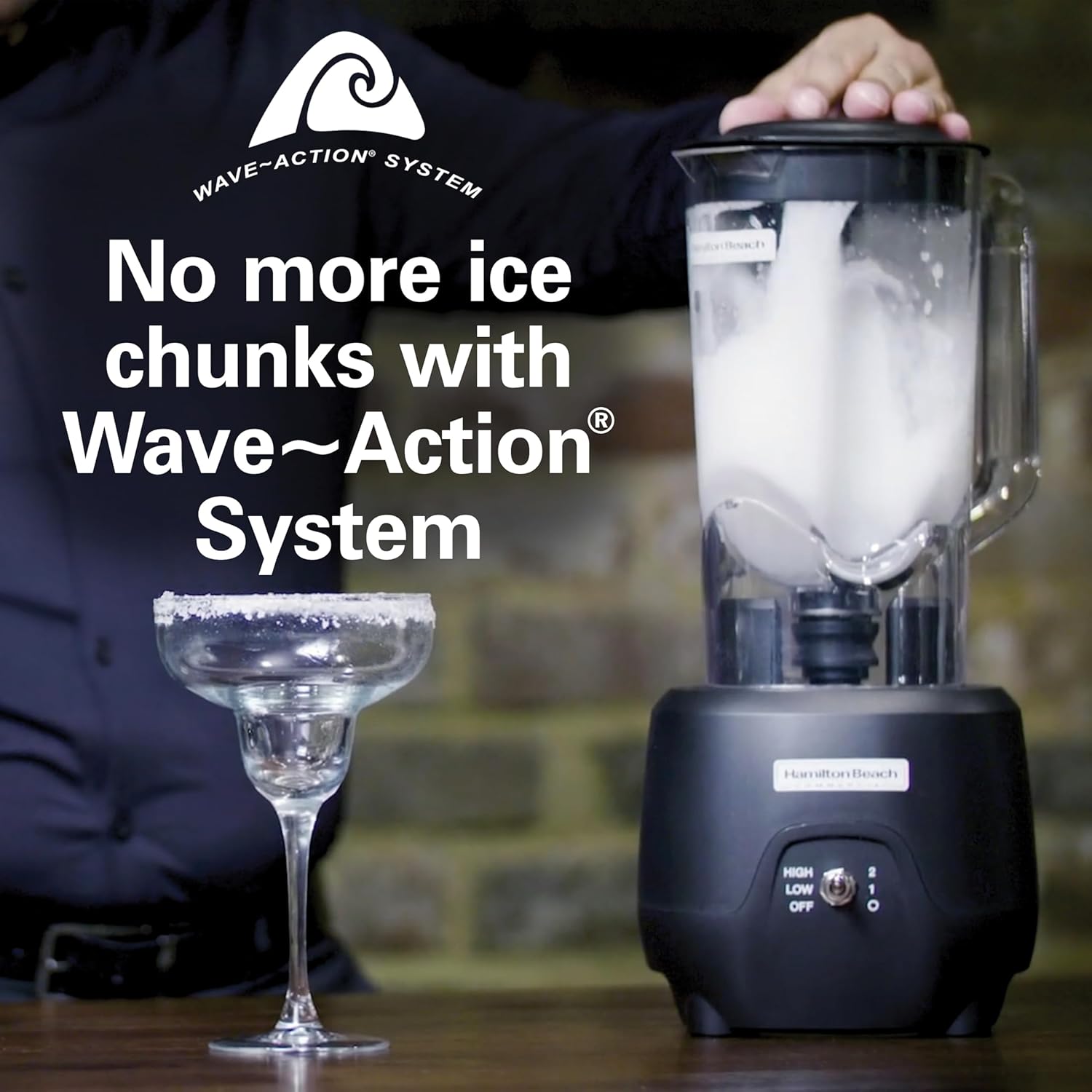 Hamilton Beach Commercial 908R 44Oz Bar Blender, 2 Speed, 1 HP, Black (HBB908R) wourant