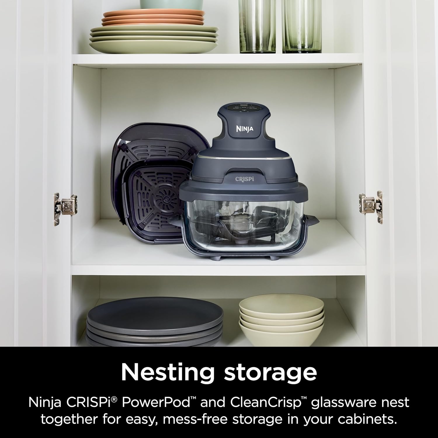 Ninja Crispi 4-in-1 Portable Glass Air Fryer Cooking System wourant