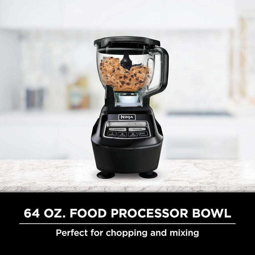 Ninja Mega Kitchen System, 1500-Watt, 72-Ounce Full-Size Blender and 8-Cup Food Processor with (2) 16-Ounce To-Go Cups wourant