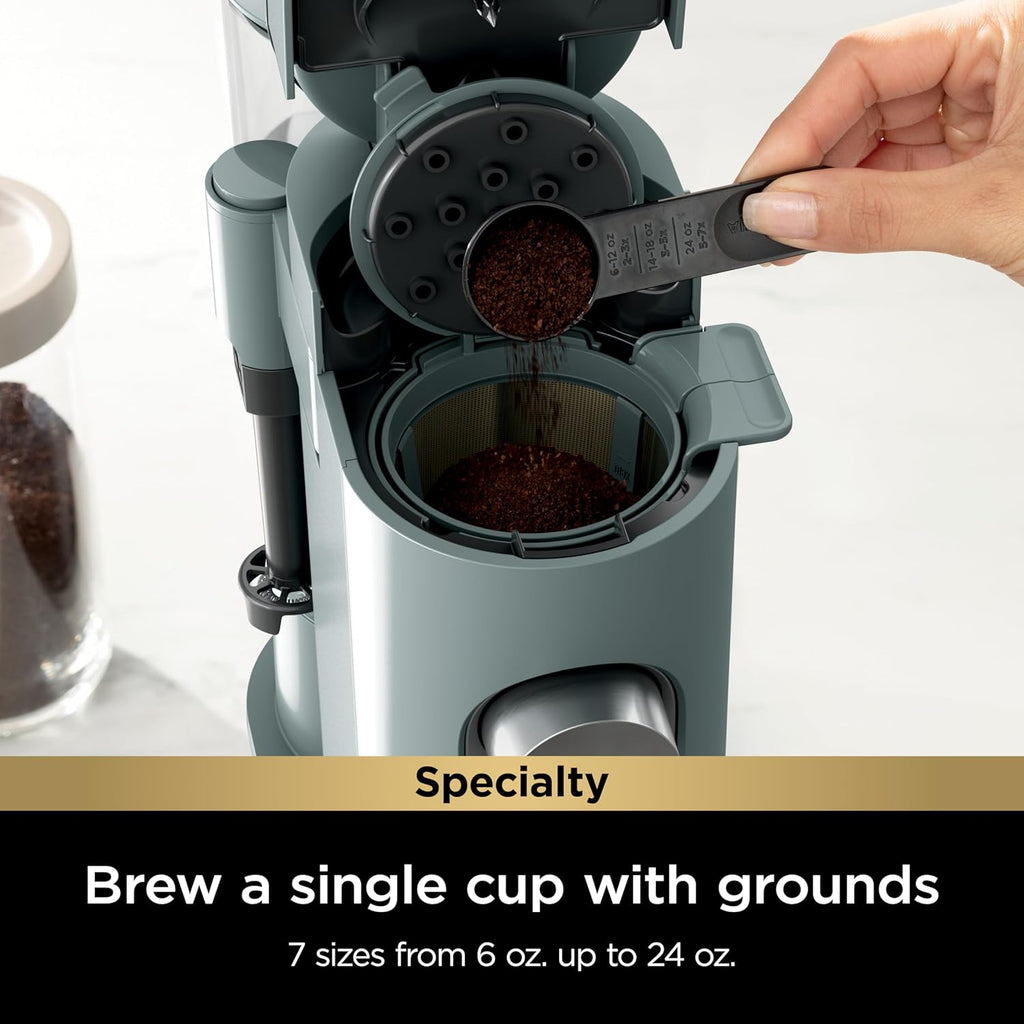 Ninja Pod & Grounds Single-Serve Coffee Maker 56-oz. Reservoir Stone PB051ST wourant