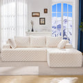 Modular Sectional Sofa Couches L-Shape Couch 3 Seat Modular Sofa Memory Foam Sectional Couches for Living Room, Cloud Couch with Oversized Chaise (Grey Stripe, 96" Left Facing Chaise) wourant