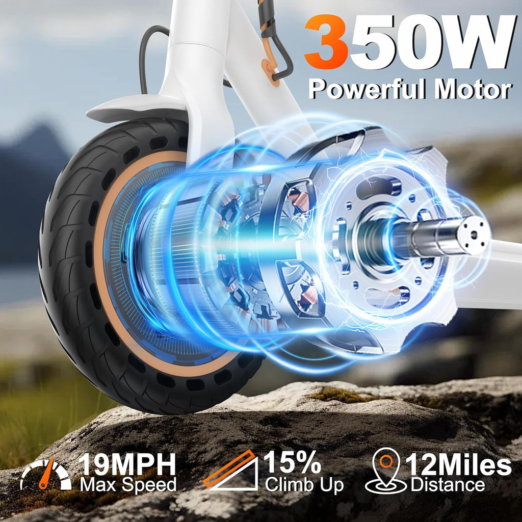 Electric Scooter, 350W/500W Motor, Top Speed 19/22 mph, Max 16/23/28Miles Ranges, Foldable E Scooter for Adults wourant