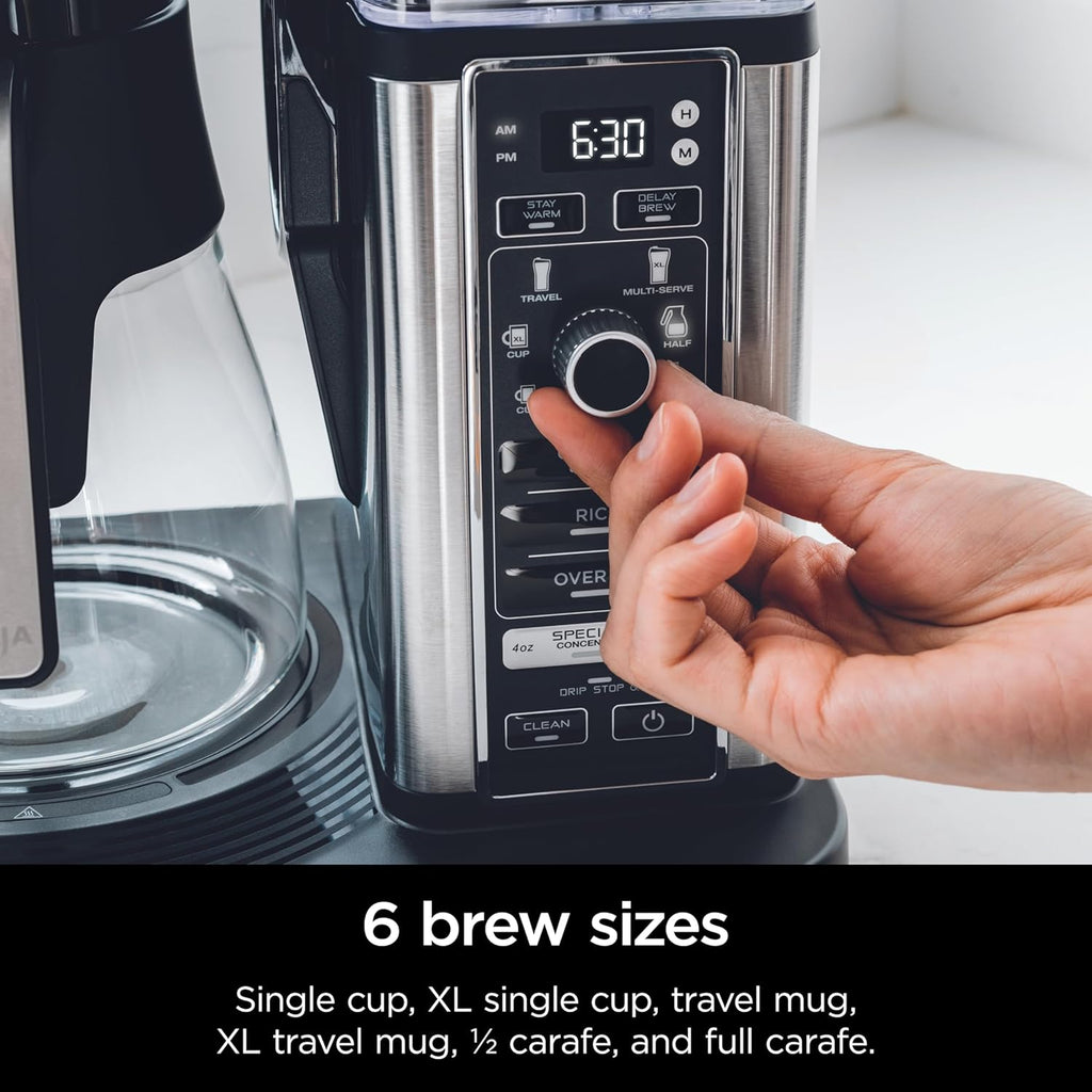 Extra Large Hot and Iced Coffee Maker with Fast Cold Brew, 4 Brewing Methods, 8 Sizes (Small to Travel), Single-Cup Coffee Maker, 12-Cup Capacity wourant