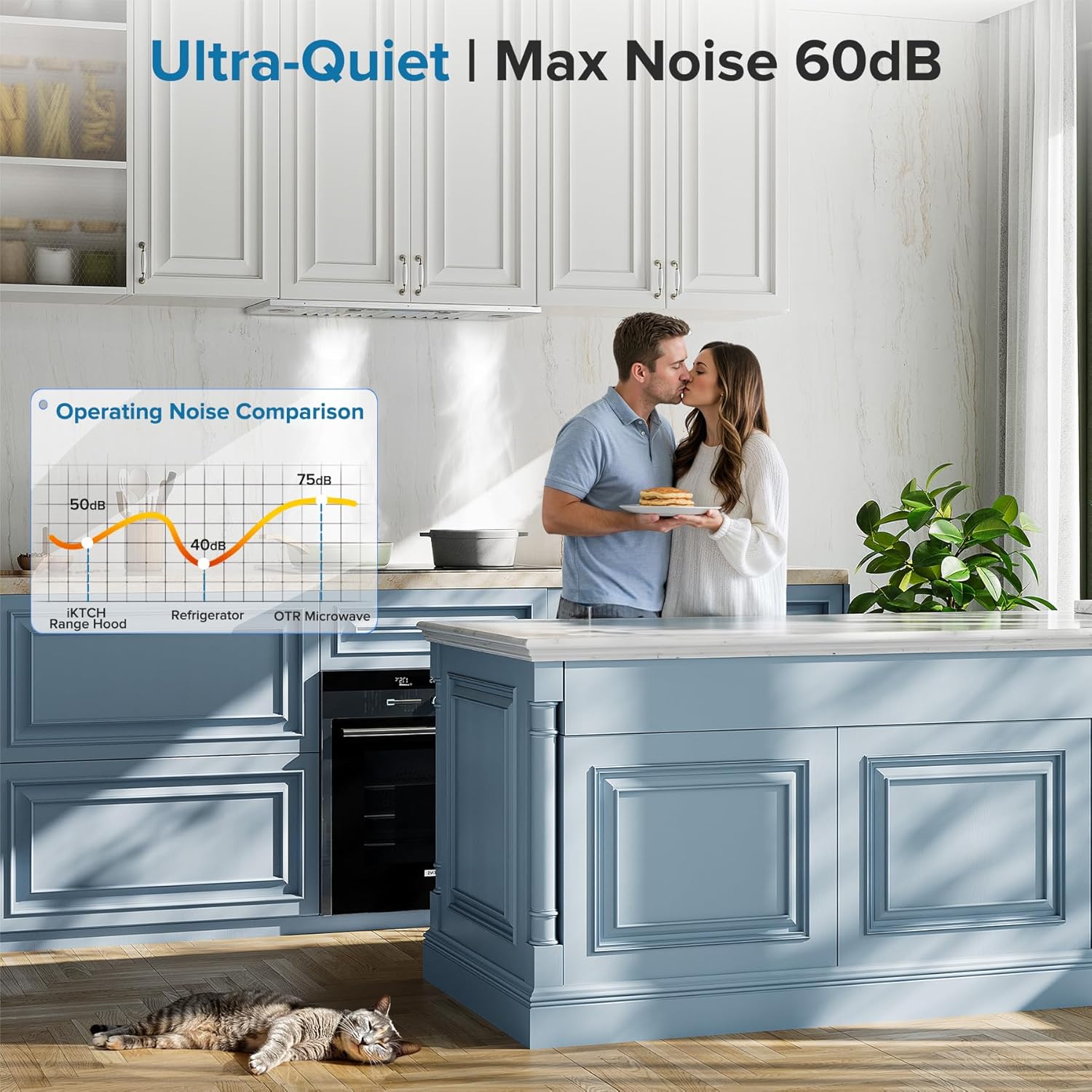 IKTCH 30" Built-in/Plug-in Range Hood 900 CFM, Ducted/Ductless Convertible Ducted, Stainless Steel Kitchen Range Hood wourant
