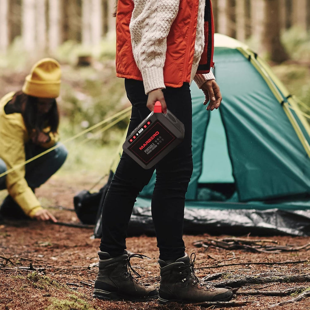 Portable Power Station 88Wh Camping Lithium Battery Solar Generator Fast Charging with AC Outlet 120W Peak Power Bank wourant
