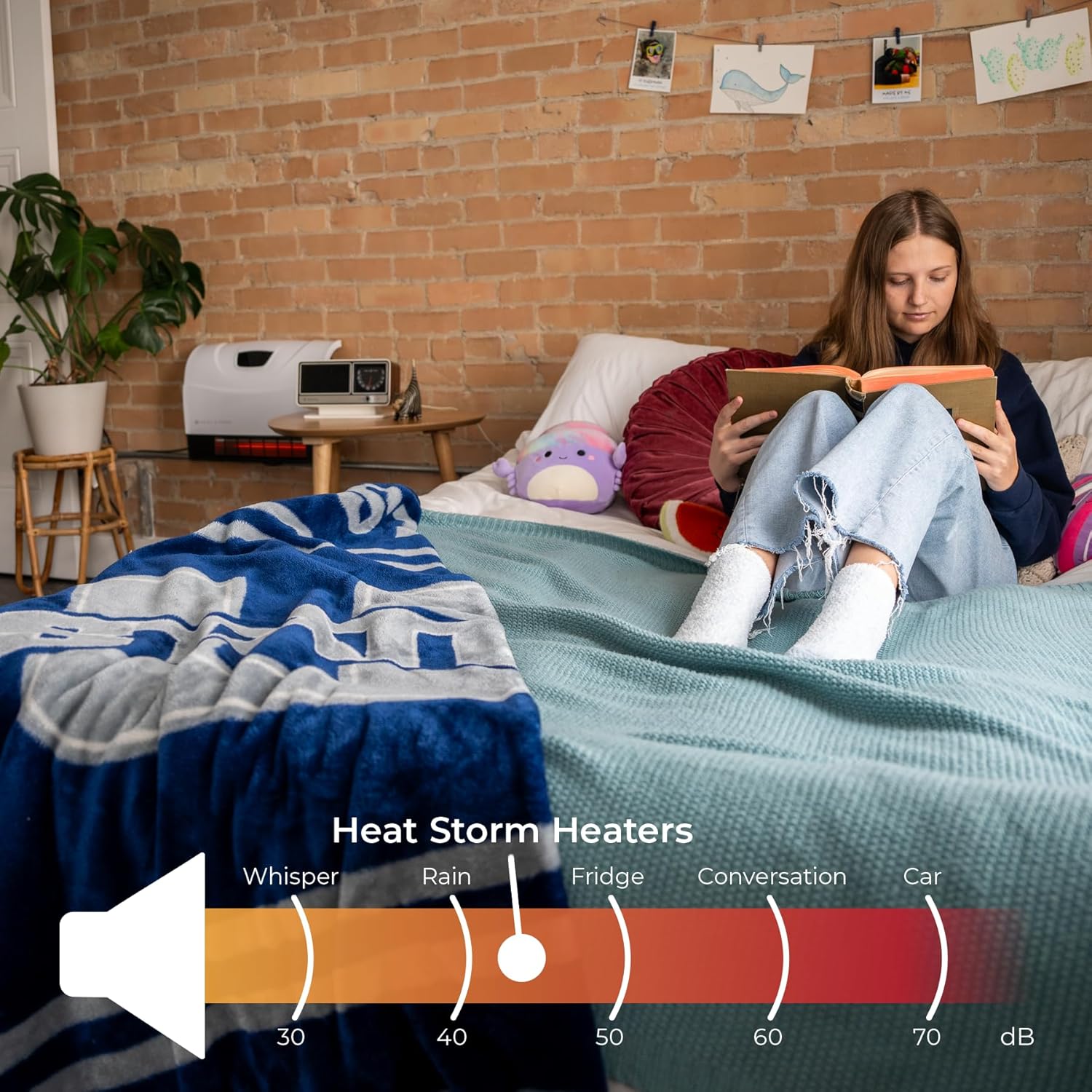 Heat Storm HS-1500-PHX-WIFI Infrared Heater, Wifi Wall Mounted wourant