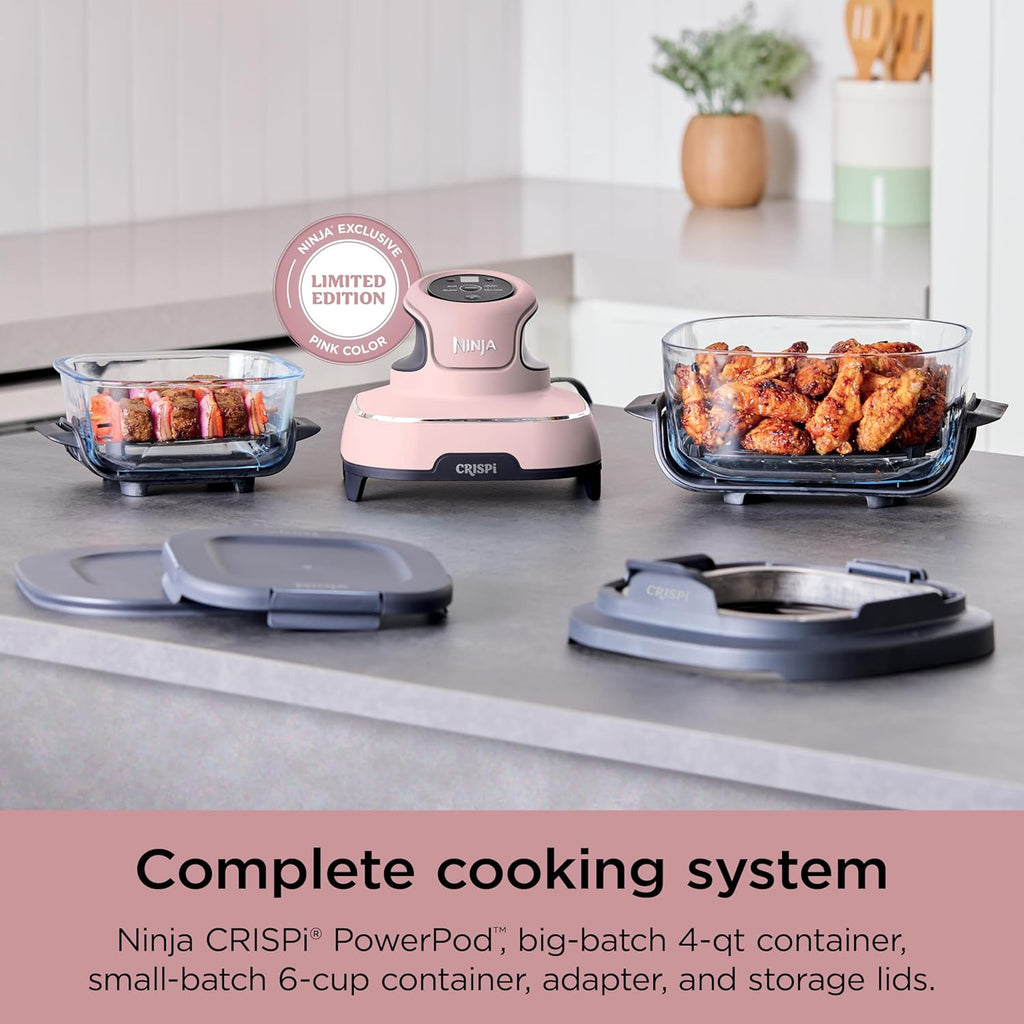 Ninja Crispi 4-in-1 Portable Glass Air Fryer Cooking System wourant