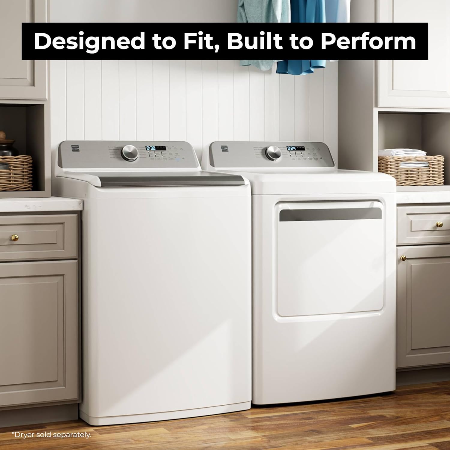 Kenmore 4.5 cu. ft. Top Load Washer with Triple Action Impeller for Tough Dirt Stains wourant