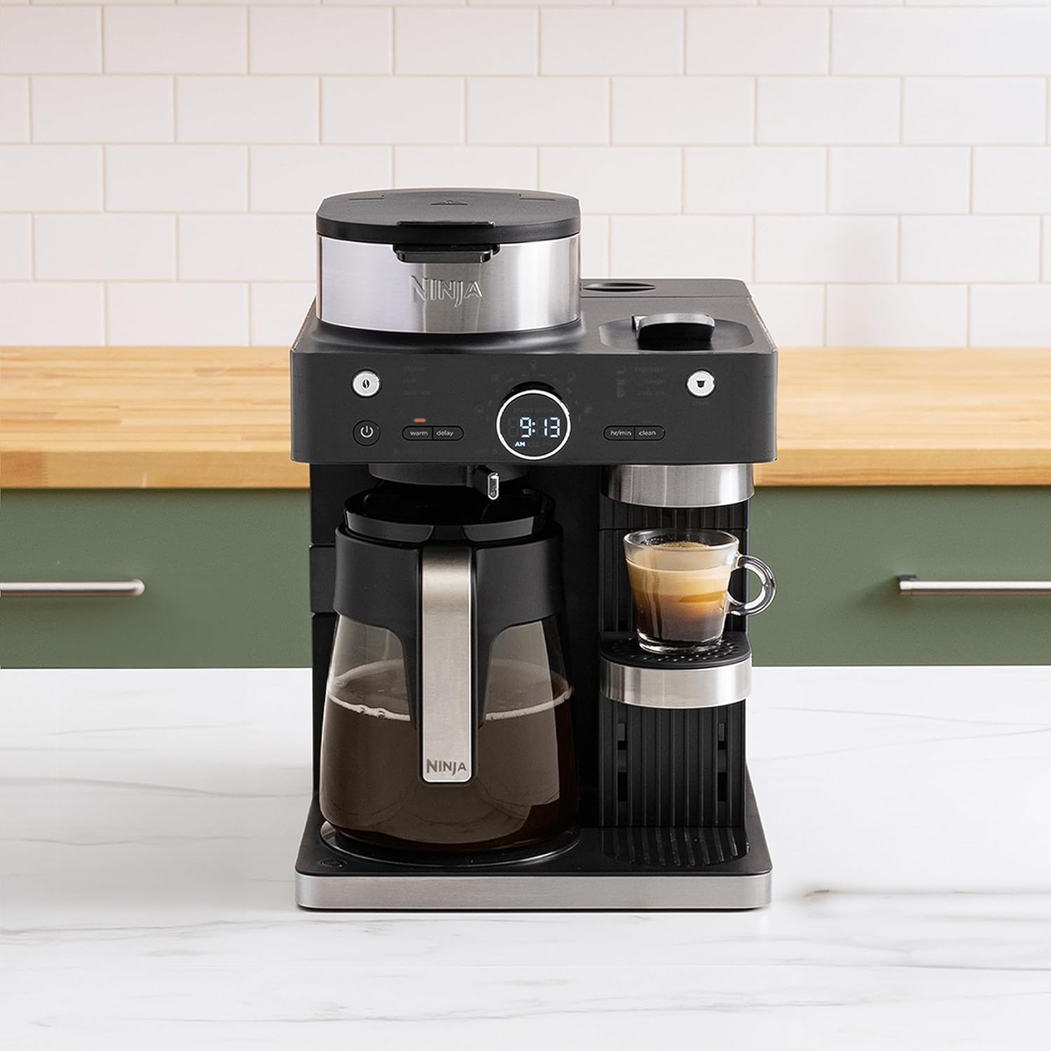 Ninja Espresso & Coffee Maker & Barista System, 3 Espresso Brew Styles wourant