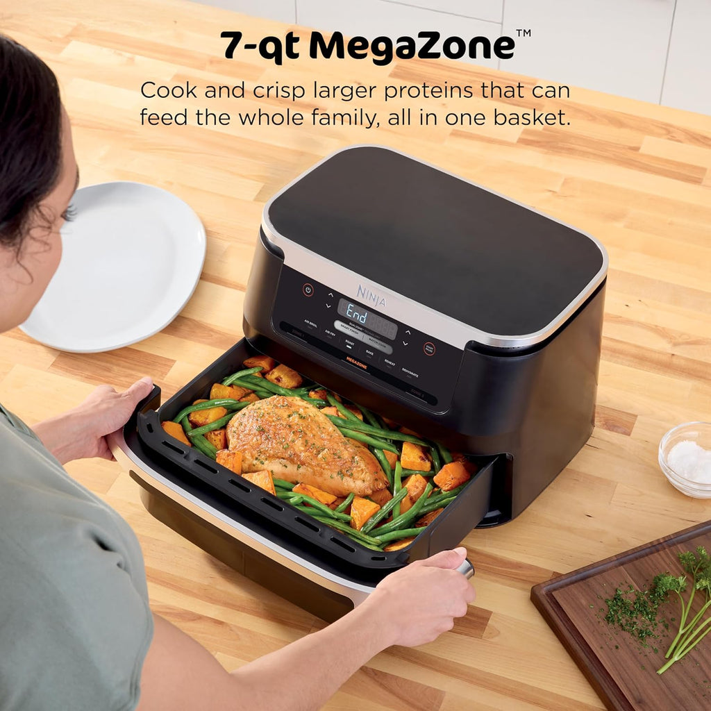 Ninja Foodi 6-in-1 FlexBasket Air Fryer with 7-Quart MegaZone and Basket Divider wourant