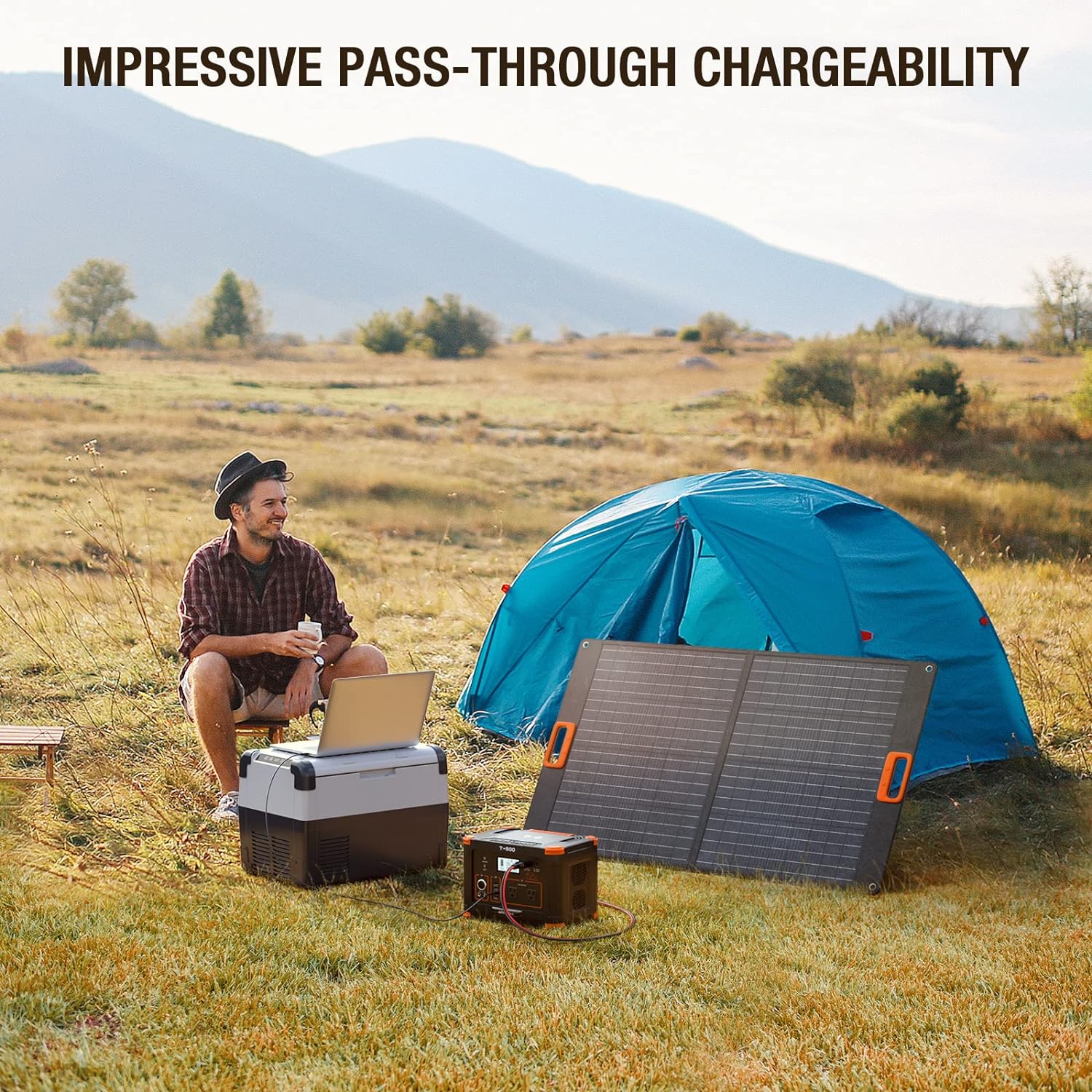 Portable Power Station 300W (Peak 600W),230.88Wh Solar Generator with 60W USB-C PD Output, 110V Pure Sine Wave AC Outlet Backup Lithium Battery for Outdoors Camping Travel Home Blackout wourant