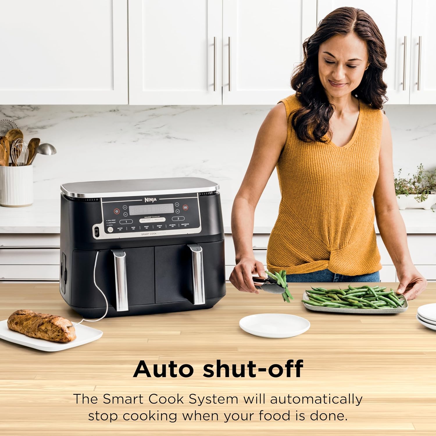 Ninja Foodi 6-in-1 FlexBasket Air Fryer with 7-Quart MegaZone and Basket Divider wourant