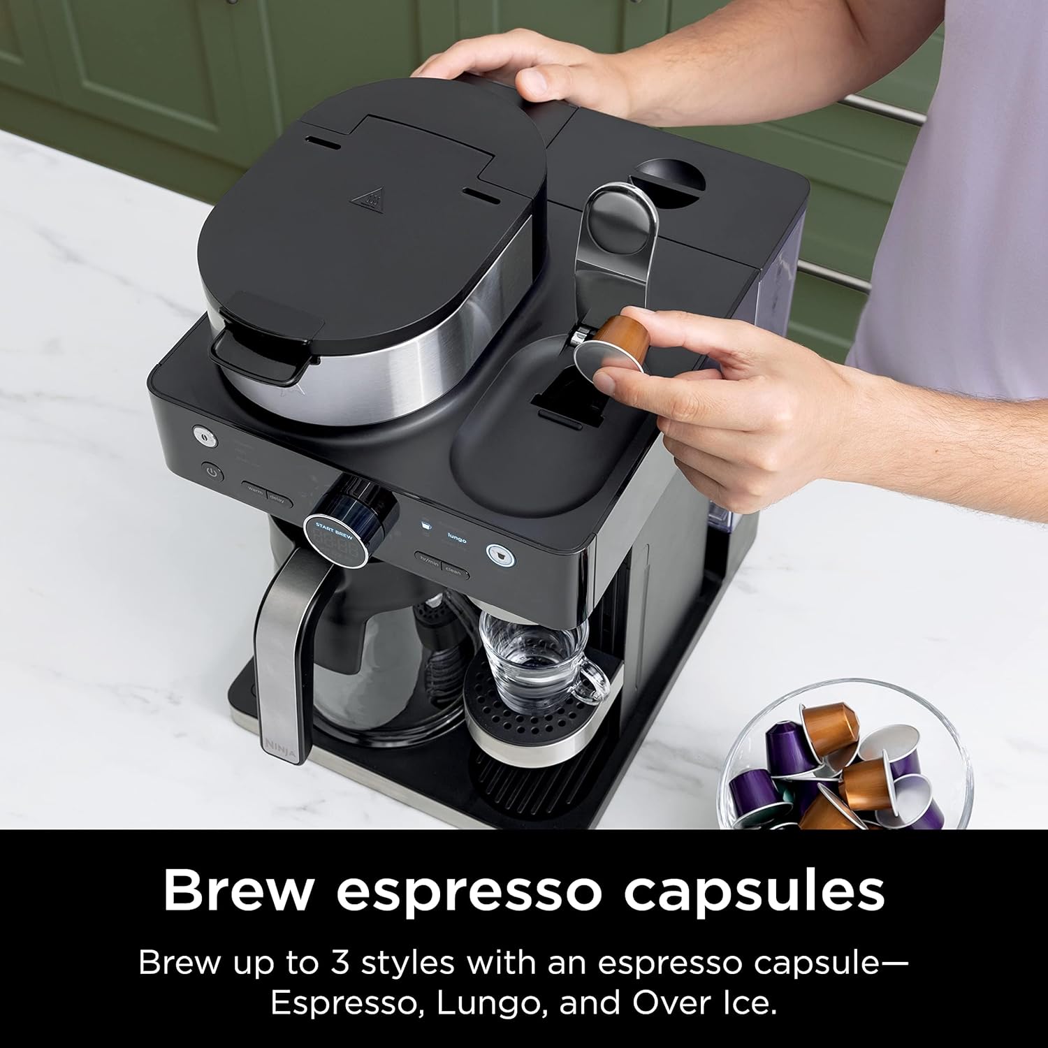Ninja Espresso & Coffee Maker & Barista System 3 Espresso Brew Styles Single-Serve Coffee wourant