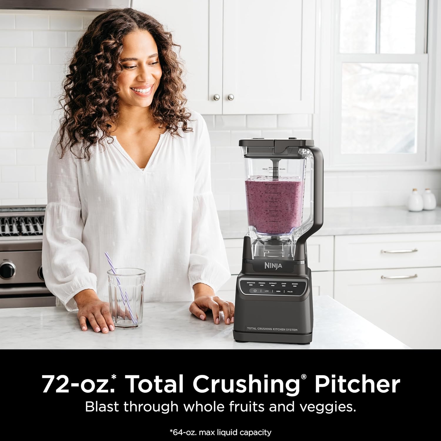 Ninja Mega Kitchen System, 1500-Watt, 72-Ounce Full-Size Blender and 8-Cup Food Processor with (2) 16-Ounce To-Go Cups wourant