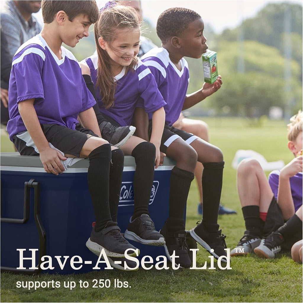 Coleman Classic Series Insulated Portable Wheeled Cooler, Leak-Resistant Outdoor Hard Cooler Keeps Ice up to 5 Days, 100-Quart wourant