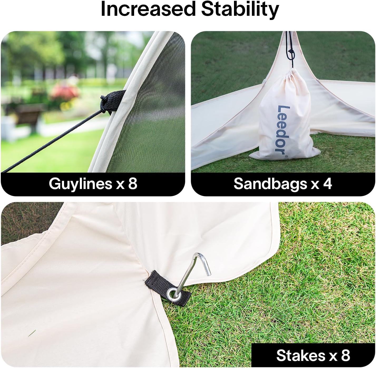 Alvantor Screen House Gazebo, 6-10-15 Person Pop Up Igloo Screened Canopy Tent with Mosquito Netting Sides, Instant UV Resistant Sun Shelter for Garden, Patio, Backyard wourant