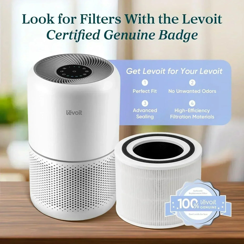 Air Purifier for Bedroom Allergies and Pet Hair 56W High Torque Motor wourant