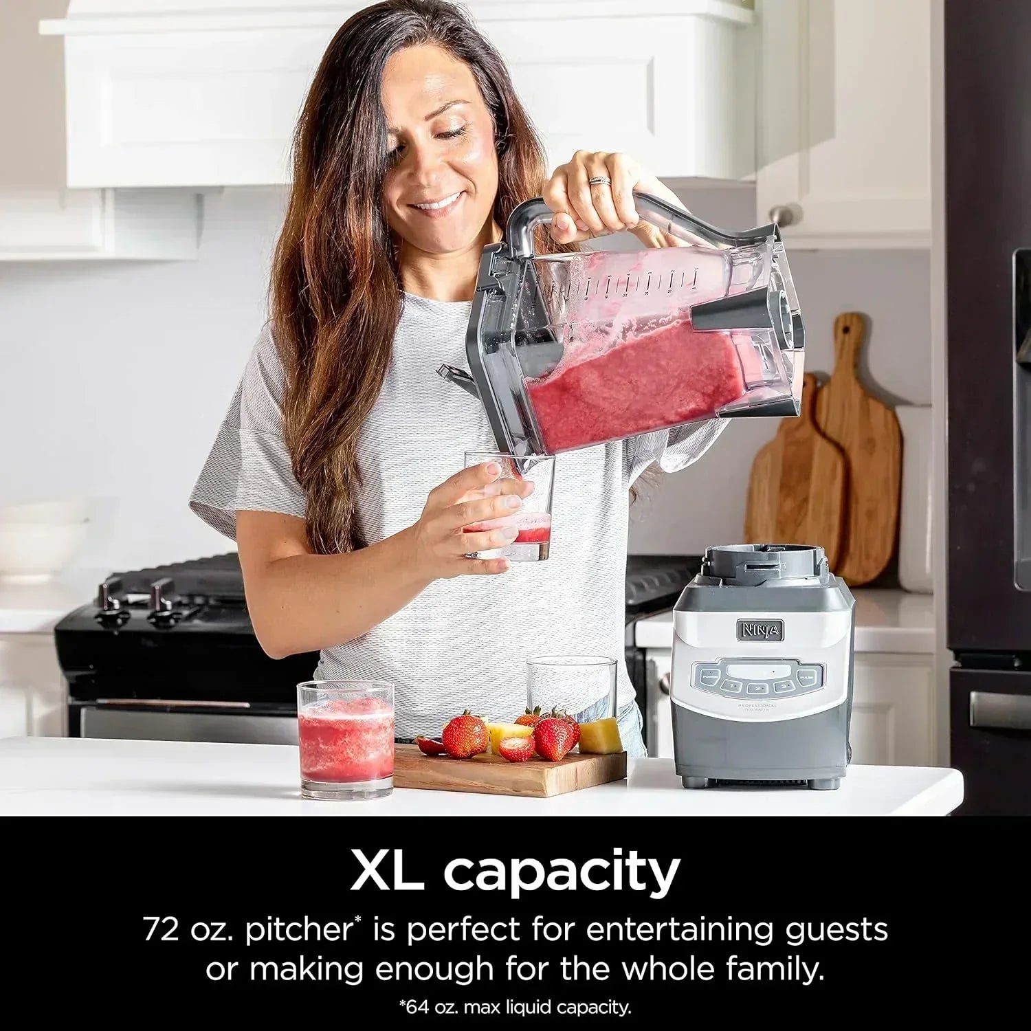 Ninja BL610 Professional 72 Oz Countertop Blender 1000-Watt Base Total Crushing Technology wourant