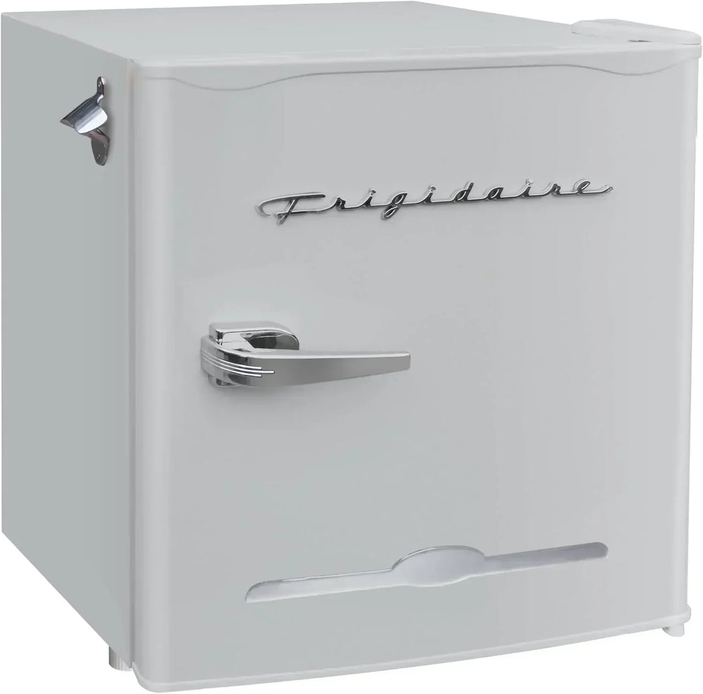Frigidaire EFR176 Retro Compact Fridge with Chiller Mini Refrigerator Built-in Bottle Opener wourant