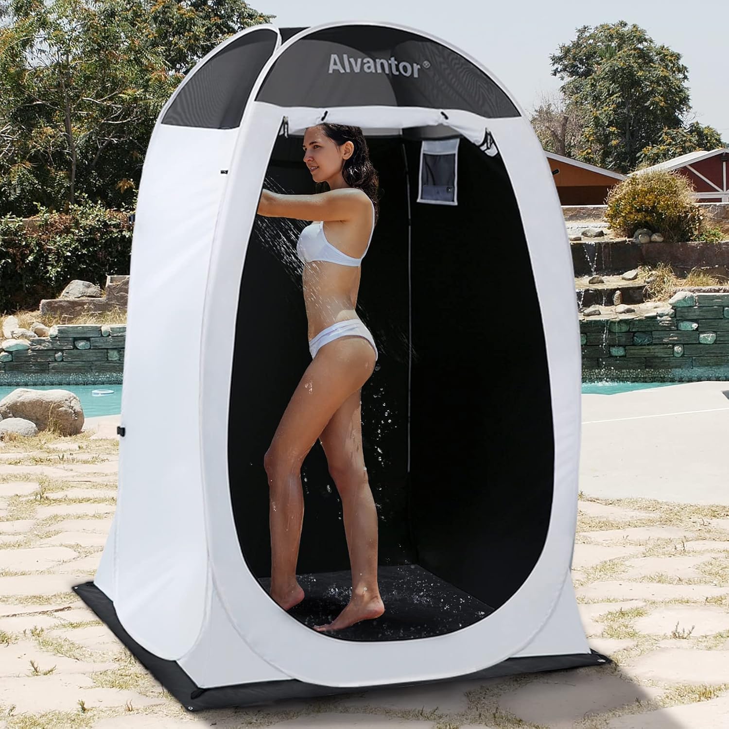 Shower tent pop-up changing room outdoor shower privacy tent toilet tent portable shelter wourant