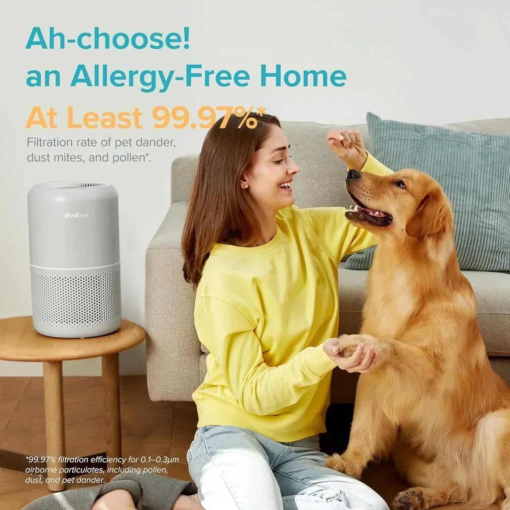 Air Purifier for Bedroom Allergies and Pet Hair 56W High Torque Motor wourant