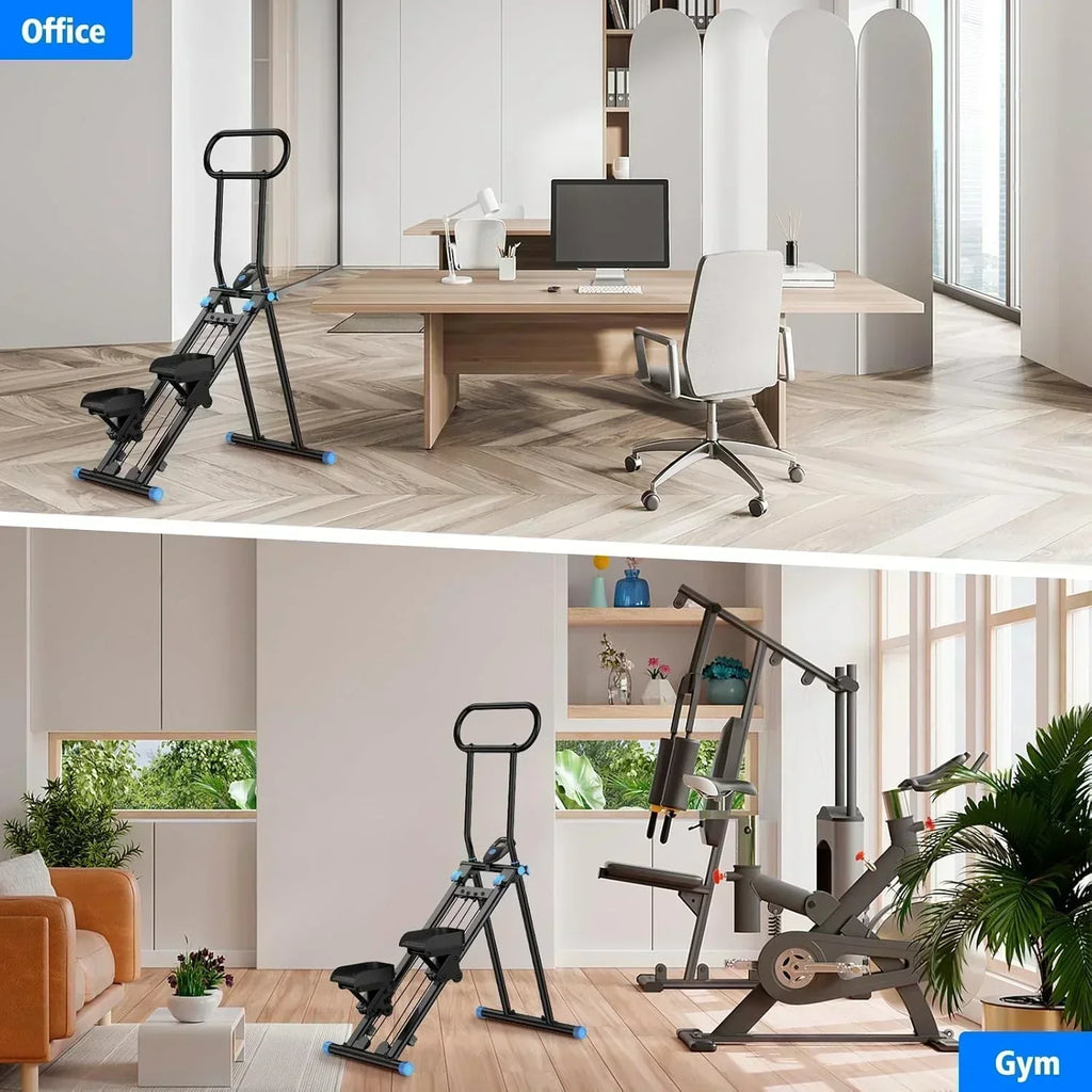 Stair Stepper for Home Gym Folding Vertical Climber Cardio Exercise Machine Stair Climber wourant